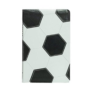 Bíblia NVI Slim, Capa luxo preto e branco, Futebol
