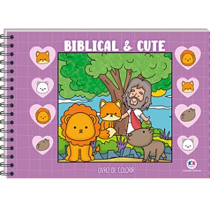 Biblical and Cute Violet - Para Colorir