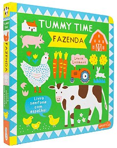 Tummy Time: Fazenda – Um livro ilustrado, sanfonado e com espelho para bebês
