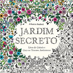 Jardim secreto: Livro de colorir e caça ao tesouro antiestresse