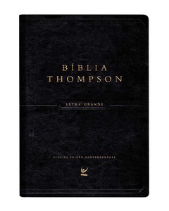 Bíblia Thompson - Letra grande: Capa Luxo Preta