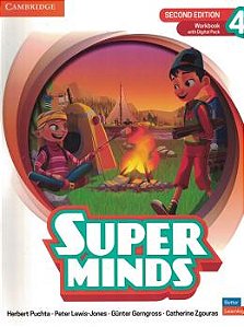 Super Minds 4 Workbook With Digital Pack - British English - 2nd Ed Puchta, Herbert