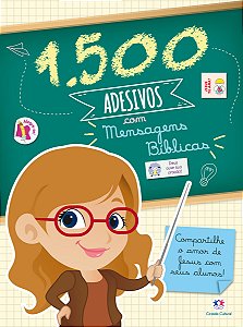 1500 adesivos com mensagens bíblicas