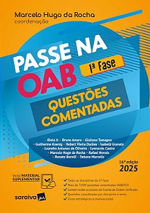 Passe na OAB - 1ª Fase - Questões Comentadas - 16ª Edição 2025