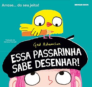 Essa passarinha sabe desenhar!
