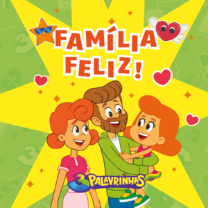 Livro de atividades 3 palavrinhas | Familia Feliz: Atividades de desenvolvimento motor e cognitivo da criança