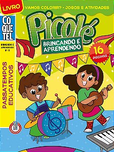 Livro Coquetel Brincando Aprendendo 13: Passatempos educativos