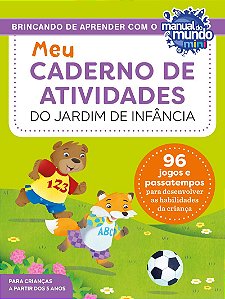 Meu caderno de atividades do jardim de infância