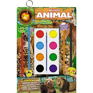 Mundo Animal Livro Meu Primeiro Kit de Artes