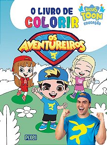 Livro de colorir Os Aventureiros