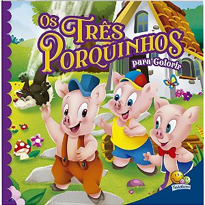 Contos Clássicos para Colorir: Três porquinhos, O