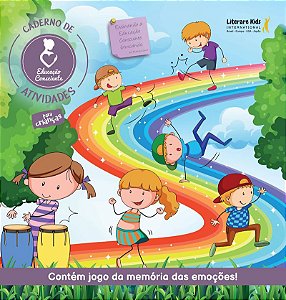 Educação consciente: caderno de atividades para crianças contém jogo da memória das emoções!