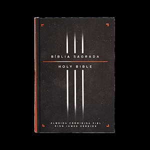 Bíblia Bilíngue ACF/KJV, Português/Inglês, Capa dura, Leitura Perfeita