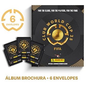 FIFA CLUB WORLD CUP 2025™- Álbum Capa Cartão + 6 Envelopes