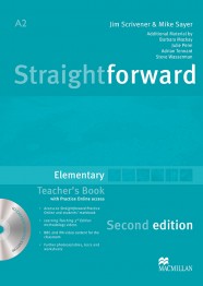 Straightforward 2nd Edit. Teacher''s Book W/Resource CD-Elem.