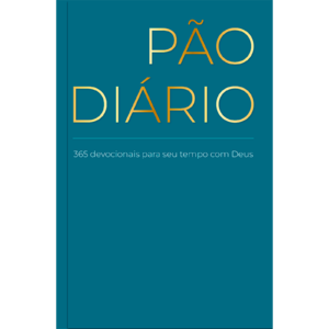 Devocional Pão Diário - Letra grande - Azul - Devocional Diário: Um devocional para cada dia do ano
