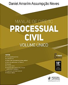 Manual de Direito Processual Civil - Volume Único (2026)