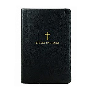 Bíblia NVI, Letra grande, Fonte Leitura Perfeita, Capa luxo Preta