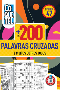 Livro Coquetel Mais de 200 Palavras Cruzadas 47
