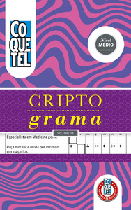Livro Coquetel Espiral Criptograma 15: antenha seu cérebro ativo com o desafio definitivo em palavras!