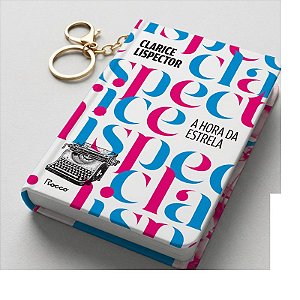 Book Charm - A hora da estrela: mini livro chaveiro