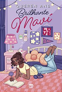 Brilhante Maví — Romance adolescente, com pôster e marca-página