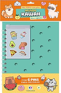 Meu Diário com Pins - Mundo Kawaii: Meus Segredos