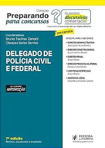 Preparando para Concursos - Questões Discursivas Comentadas - Delegado Polícia Civil e Federal (2026)