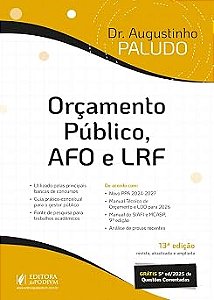 Orçamento Público, AFO e LRF (2026) Juspodivm