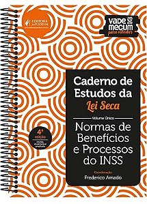 Caderno de Estudos da Lei Seca - 4ª Edição