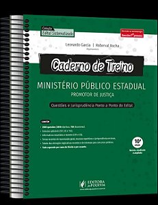 Caderno de Treino - Ministério Público Estadual - Promotor de Justiça - Questões e Jurisprudência Ponto a Ponto do Edital (2026) Juspodivm