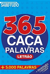 Almanaque Passatempo - Sabe tudo - 365 caça palavras