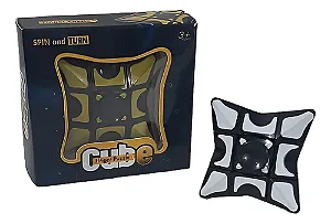 Cubo Mágico Spinner 2 Em 1 Colorido Brinquedo Quebra Cabeça
