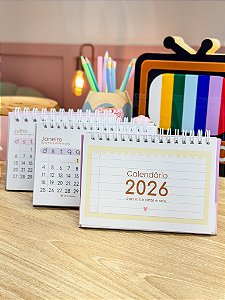 Calendário 2026 - Planejamento e Estilo para Seu Dia a Dia