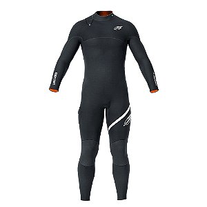 Long John Mormaii ML 1mm Masculino Flexxxa Pro Uv-Suit Preto