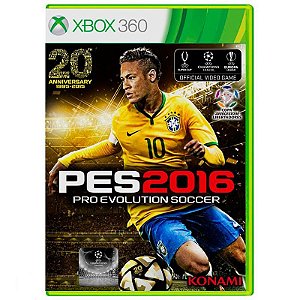 Jogo Pro Evolution Soccer 2016 (PES 16) - Xbox 360 - Mídia Física (USADO)