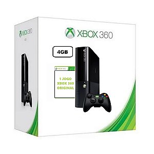 Console Xbox 360 Super Slim 4GB Travado - 1 Controle - Jogo Original - Microsoft (USADO)