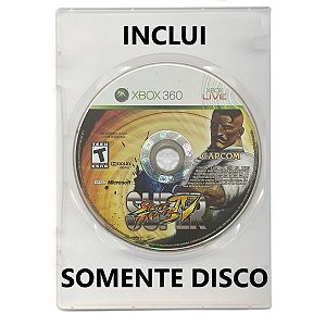 Jogo Super Street Fighter IV - Xbox 360 - Mídia Física (SOMENTE DISCO)