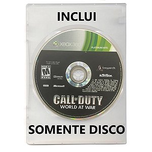 Jogo Call of Duty World at War - Xbox 360 - Retrocompatível - Mídia Física (SOMENTE DISCO)