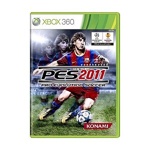 Jogo Pro Evolution Soccer 2011 (PES 11) - Xbox 360 - Mídia Física (USADO)