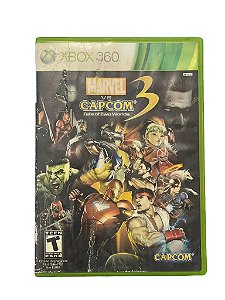 Jogo Marvel Vs. Capcom 3: Fate of Two Worlds - Xbox 360 - Mídia Física (DETALHE NO ENCARTE)