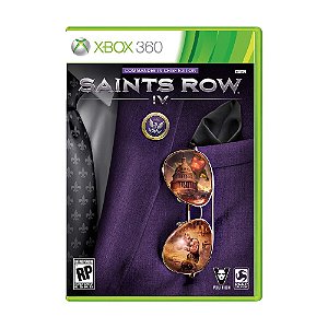 Jogo Saints Row IV - Xbox 360 - Retrocompatível - Mídia Física (USADO)