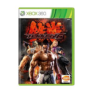 Jogo Tekken 6 - Xbox 360 - Retrocompatível - Mídia Física (USADO)