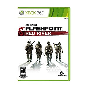Jogo Operation Flashpoint Red River - Xbox 360 - Retrocompatível - Mídia Física (USADO)