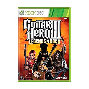 Jogo Guitar Hero III Legends of Rock - Xbox 360 - Mídia Física (USADO)