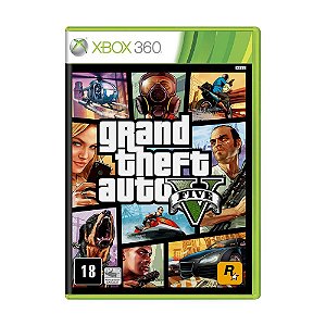 Jogo Grand Theft Auto V (GTA 5) - Xbox 360 - Mídia Física (USADO)