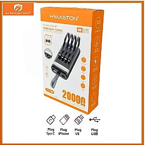 Carregador portatil 20000MAH Original Hmaston YD-06