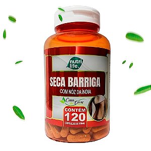 Seca Barriga Composto Nutri Life - 120 Cápsulas - 500 MG