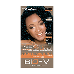 COLORAÇÃO VITA DERM BIO-V 1.0 PRETO