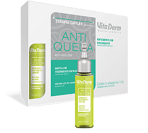 6 Ampolas Anti Queda 15ml - Vita Derm